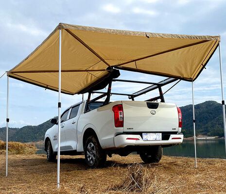 comprar OEM 4x4 4WD Acampamento ao ar livre impermeável em pé 270 graus Telhado do carro Tenda de telhado lateral Tecido de Oxford 270 Sala anexo Fabricação em linha