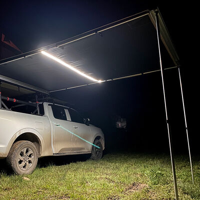 Buy Camper SUV/4x4/4wd Customized Retractable Camping Rooftop Car Roof Side Awning 4x4 Outdoor Camping Supplies Car Top Side Awning online manufacture