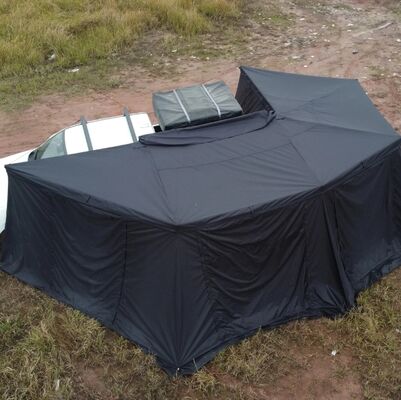 comprare 4x4 Tenda da campeggio all'aperto per 4 persone impermeabile Oxford 360 gradi in posizione libera Auto di parete laterale telone Superiore accessorio per offroad fabbricazione online
