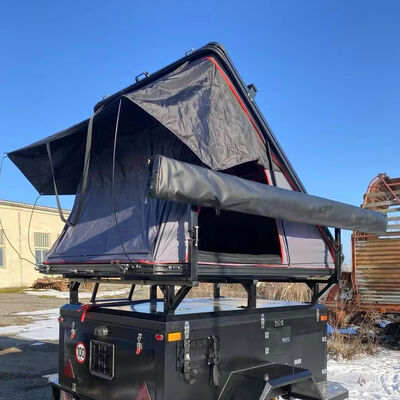 Buy 2025 New Outdoor Waterproof 4-Person Aluminum Hard Shell Car Rooftop Tent Quick Open 4x4 Roof Top Shelter online manufacture