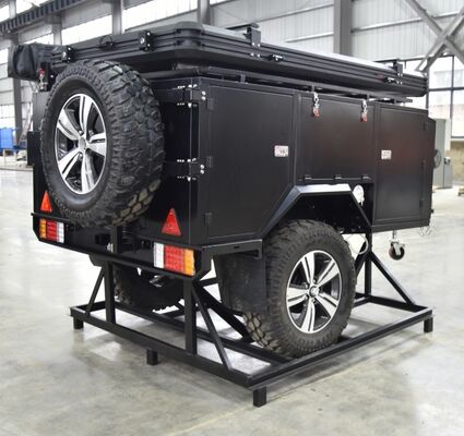 Buy 4x4 Camper Small Mini Trailer Outdoor Luxury Overland caravan off Road Aluminum Lightweight Travel Trailer Car online manufacture