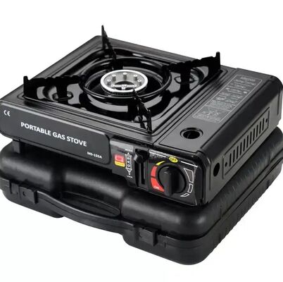kaufen Edelstahl Außen Mini Camping Portable BBQ Küche Picknickkocher Butan Reisekassette Gaskocher Online-Herstellung
