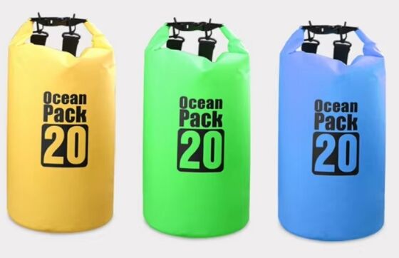 ซื้อ Outdoor 10L Dry Backpack Waterproof 20l Dry Bag Backpack 500D PVC การผลิตออนไลน์
